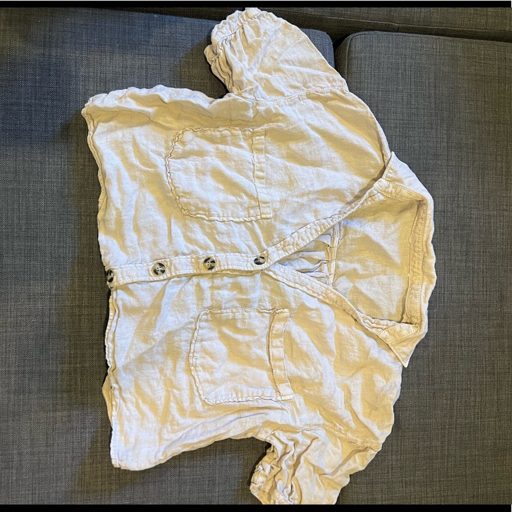 Linen crop top